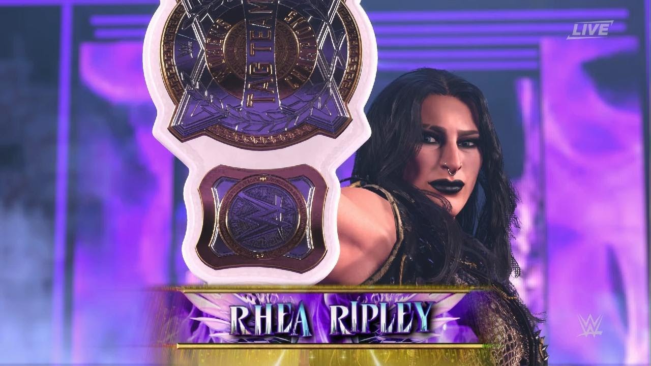WWE 2K26-Iyo Sky Vs Rhea Ripley Vs Bianca Belair