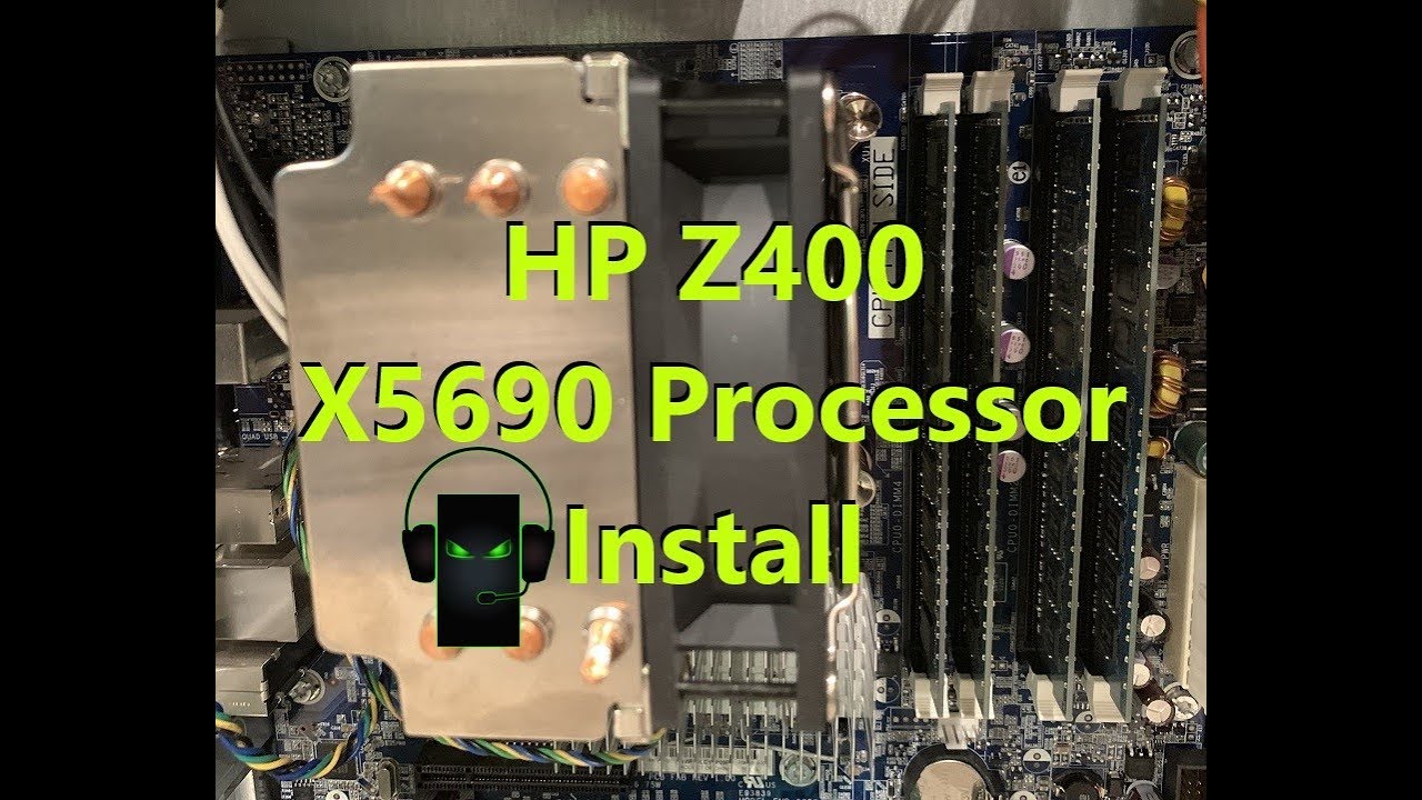 HP Z400 Xeon X5690 Processor Upgrade w/ 4 Memory Slot System Board