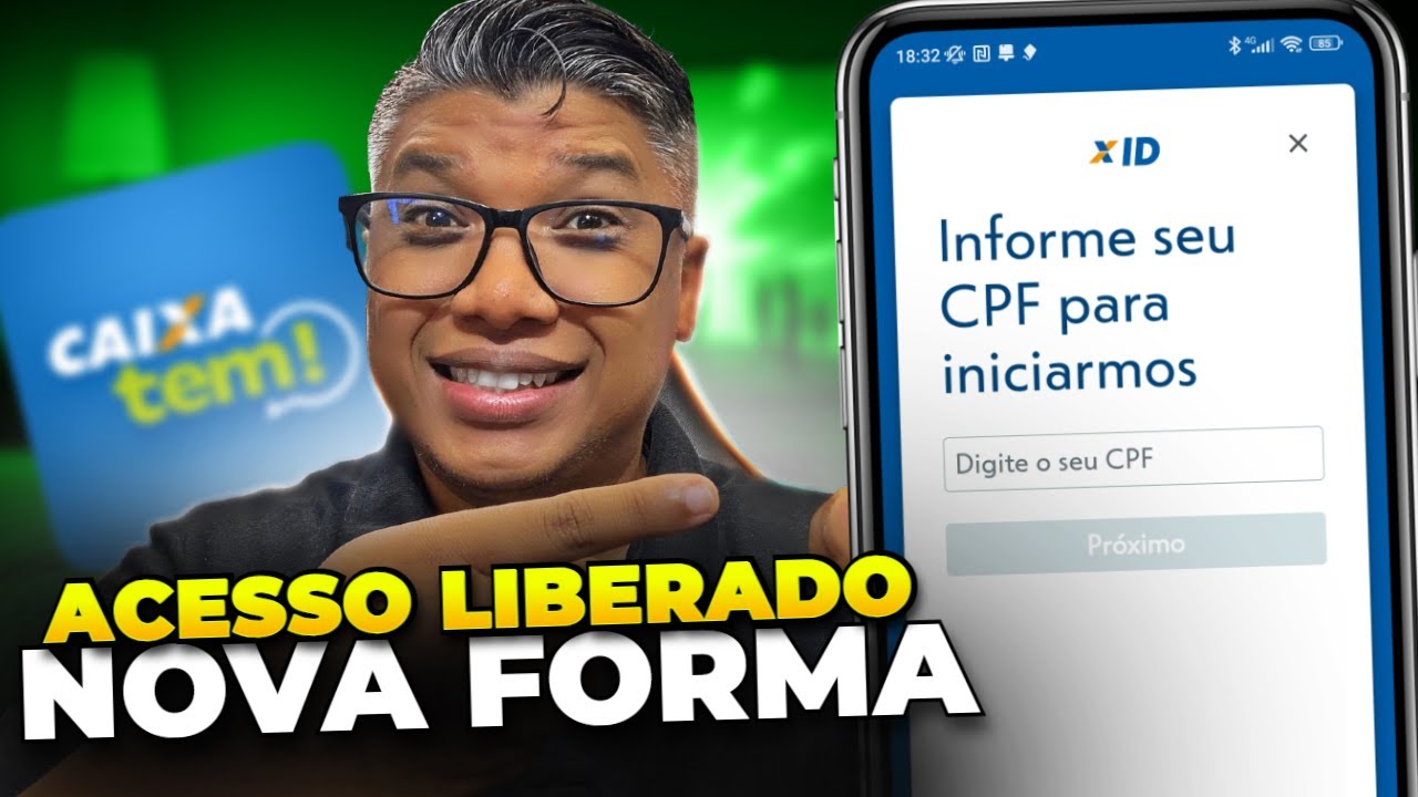 Como LIBERAR ACESSO no CAIXA TEM de Forma RÁPIDA e DEFINITIVA!