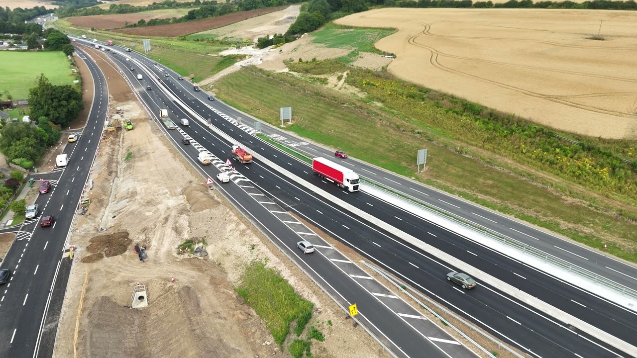 Stockbury both lanes open on flyover