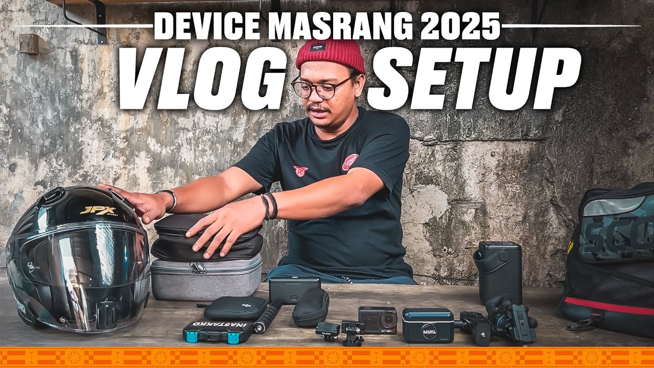 PERLENGKAPAN MOTOVLOG MASRANG 2025