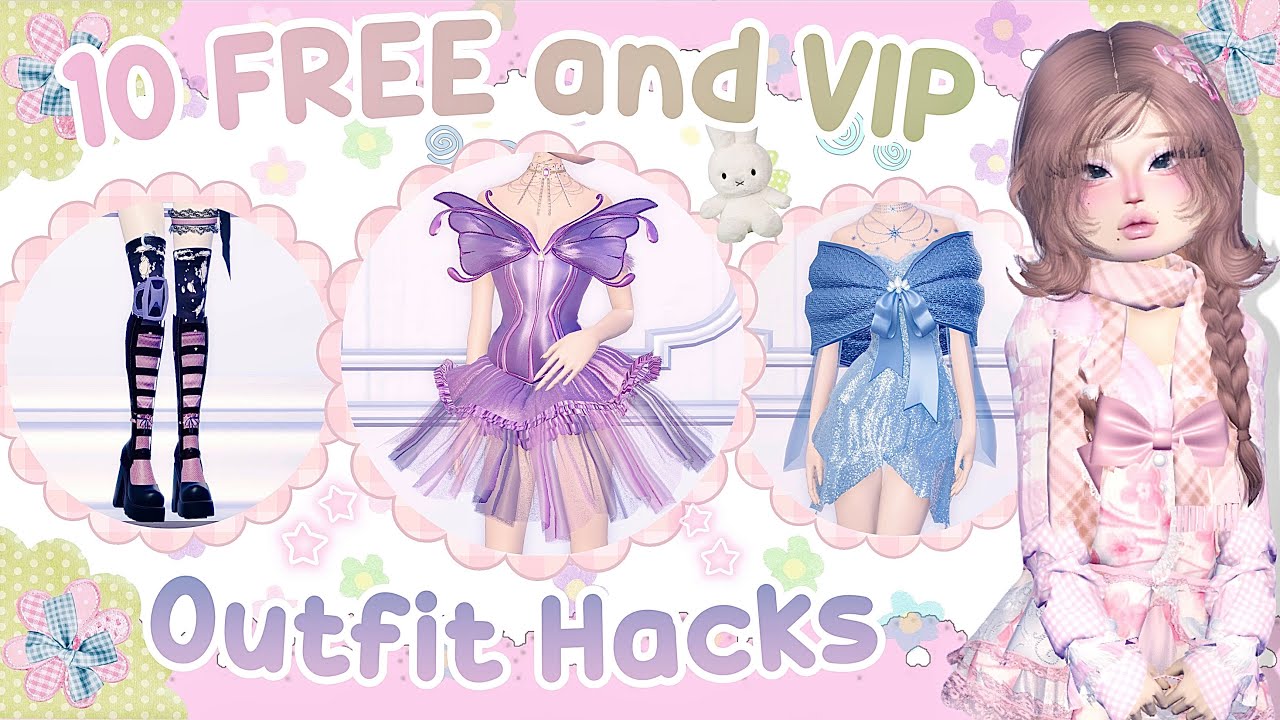 ˚₊۶ৎ˙⋆ 🌷10 БЕСПЛАТНЫХ И VIP-ЛАЙФХАКОВ ДЛЯ СОЗДАНИЯ ОБРАЗОВ В DRESS TO IMPRESS