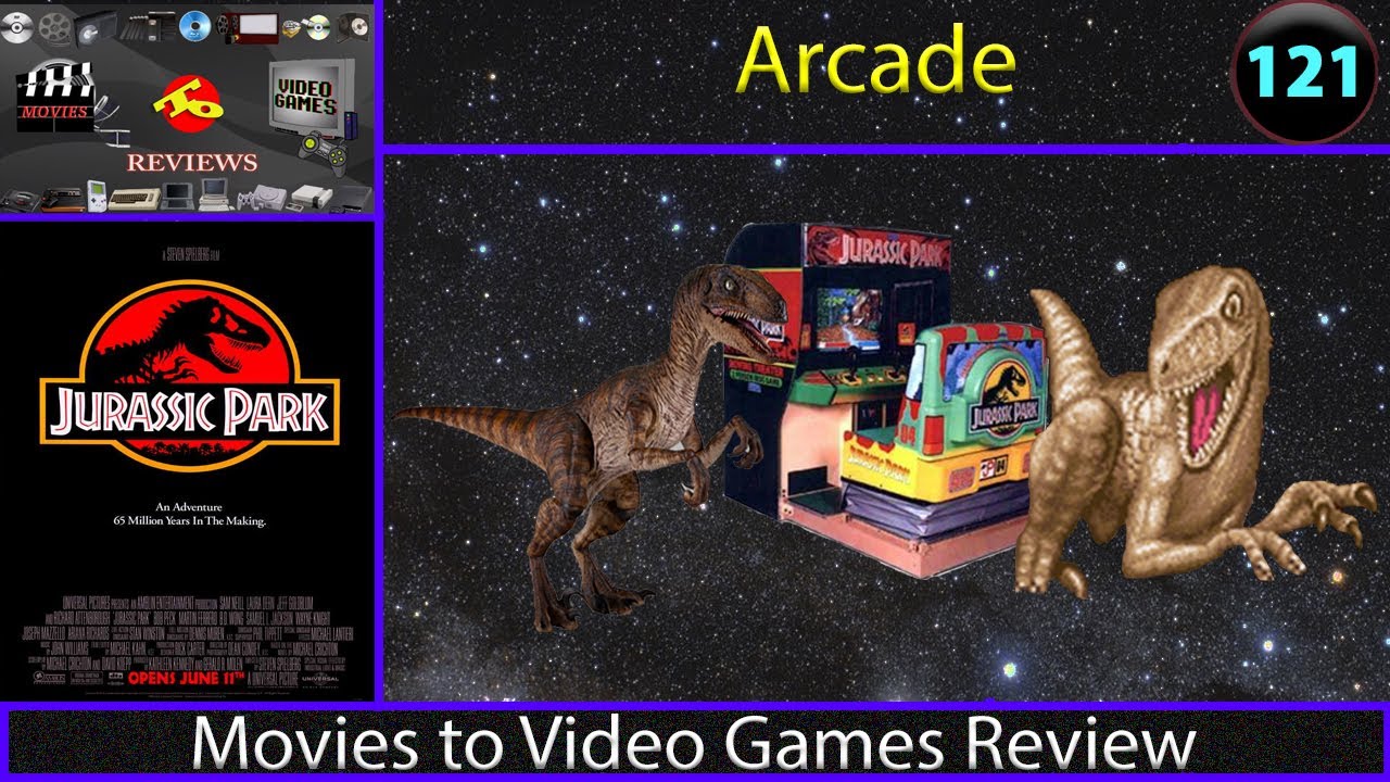 Movies to Video Games Review - Jurassic Park (Arcade)