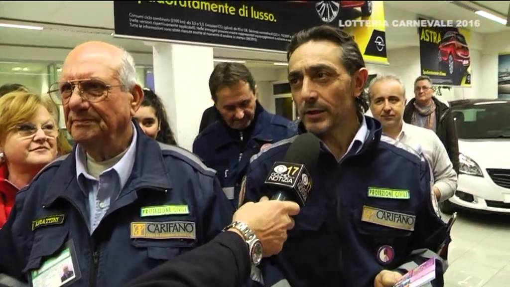 Presentazione lotteria del Carnevale di Fano 2016