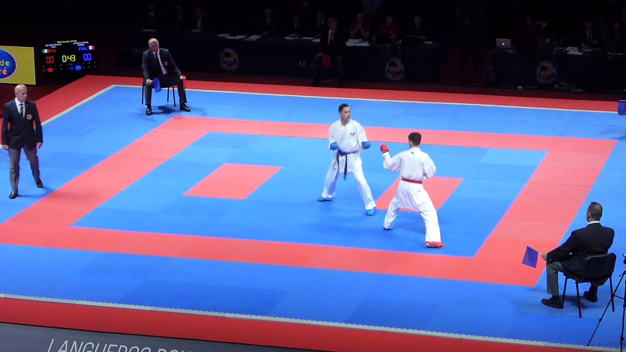 ECh 2016, kumite male  -67 Kg final, De Vivo ITA vs Dacosta S  FRA