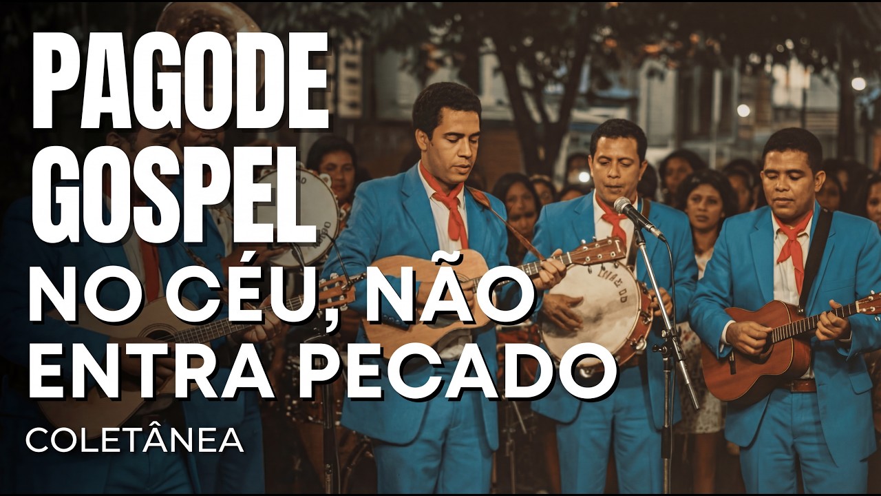 NO CÉU, NÃO ENTRA PECADO – Pagode Gospel | Coletânea Harpa Cristã que Arrepia