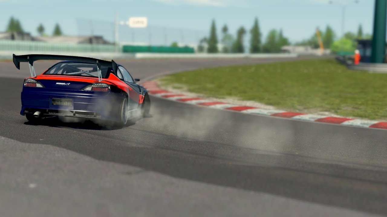 rFactor 2 / Tour de piste en NISSAN S15 sur TSUKUBA
