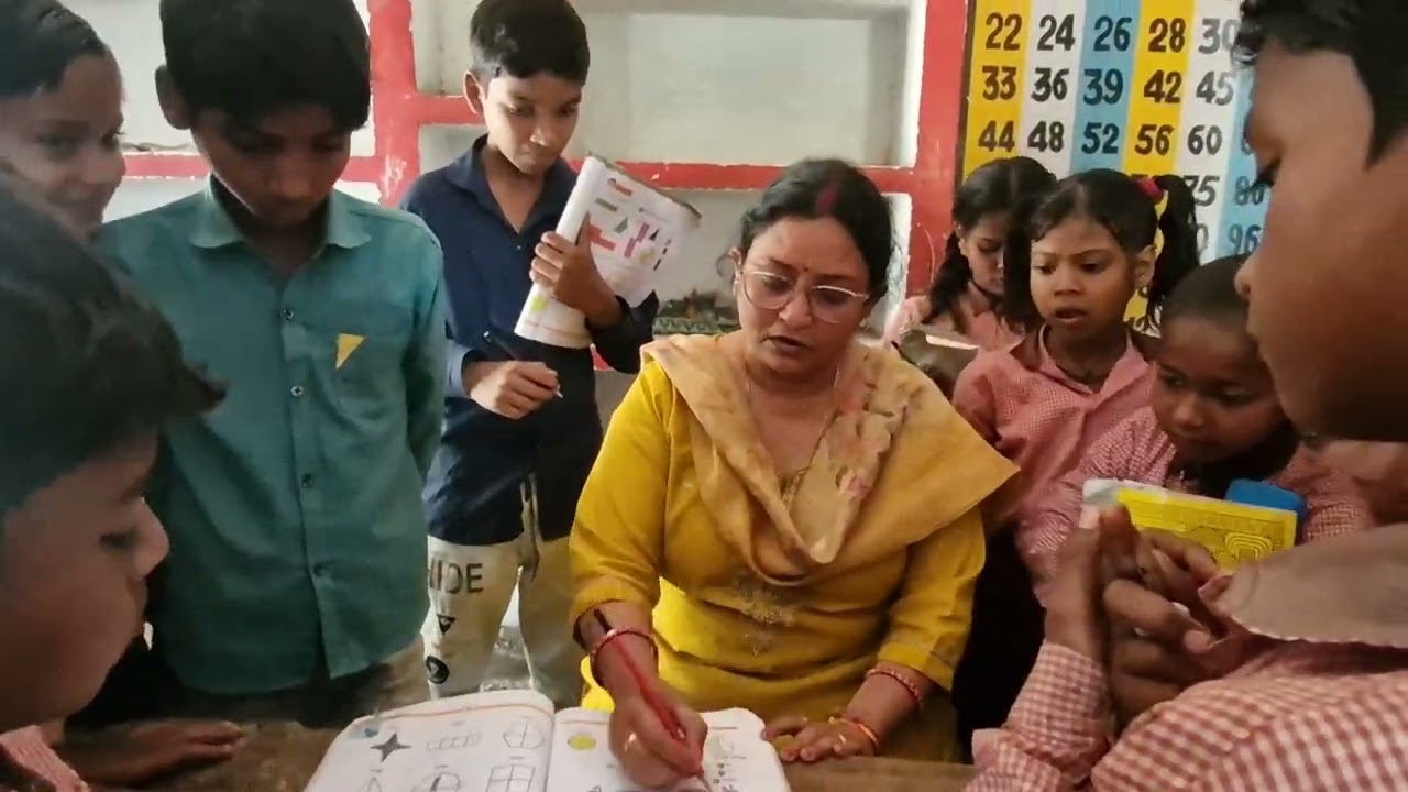 कक्षा -3,गणित मेला, एक चौथाई, आधा कितना?? ##education ##basiceducation ###वीडियो 