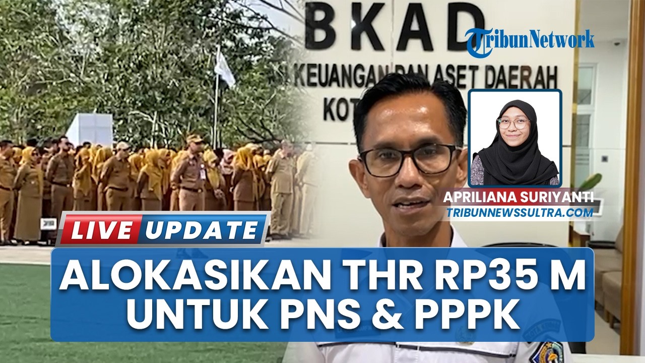 THR Kendari 2026 Cair! Pemkot Alokasikan Anggaran Rp35 Miliar untuk PNS dan PPPK Paruh Waktu
