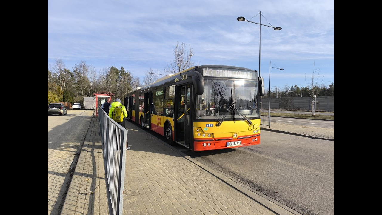 Solbus Solcity SM18LNG na linii 143 kier. Pomnik Lotnika