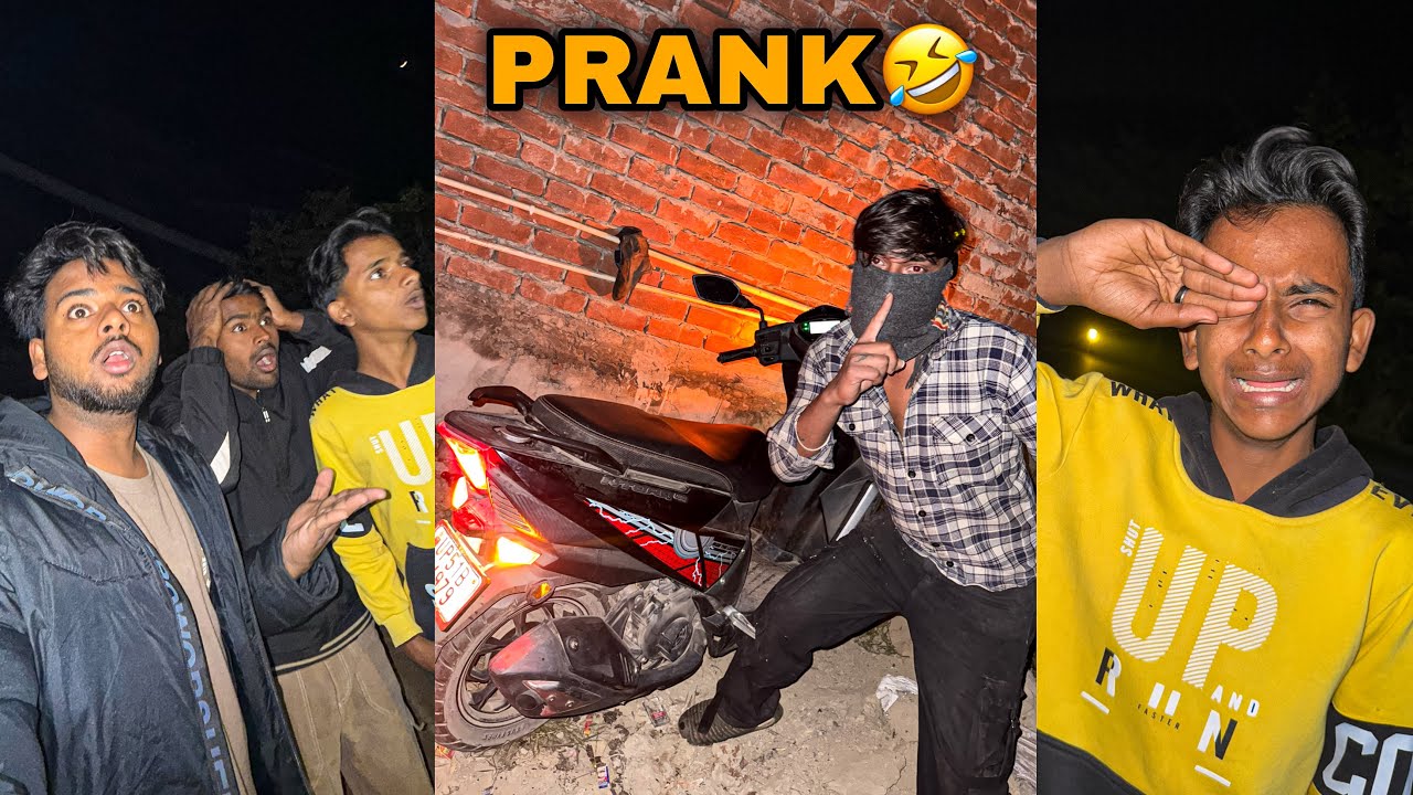 Scooty Chori Prank On My Brother 🤣 Zeeshan Rone Laga 😭 Bhut Maza Aagaya !
