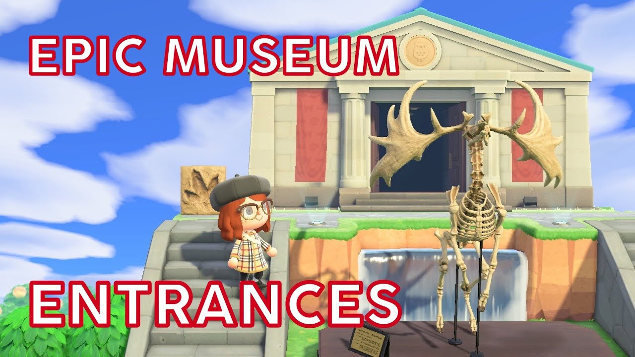 designing epic museum entrances in Animal Crossing! &bull; ACNH trends | @imAnnaMolly