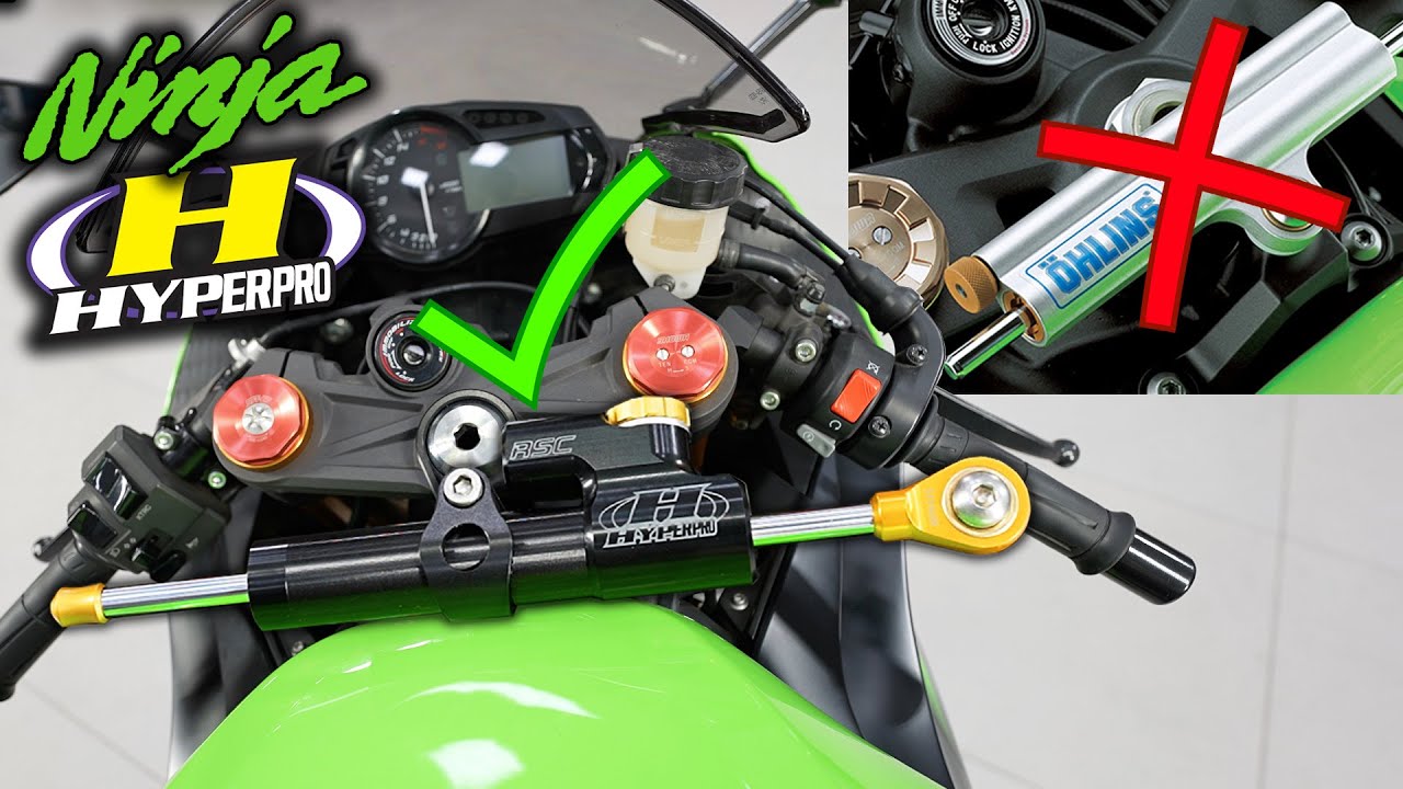 Steering Stabilizer on Motorcycle
