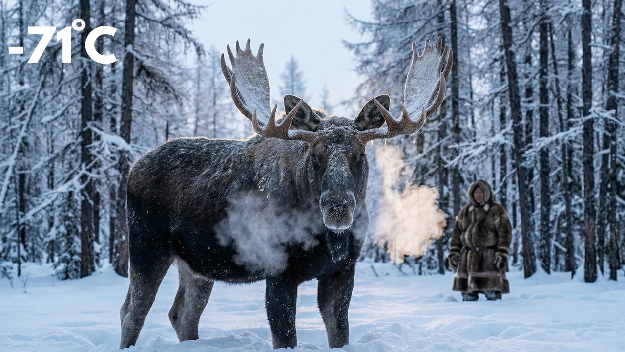 5000kg Moose Hunt in &ndash;71&deg;C Yakutia | Feeding a Frozen Village