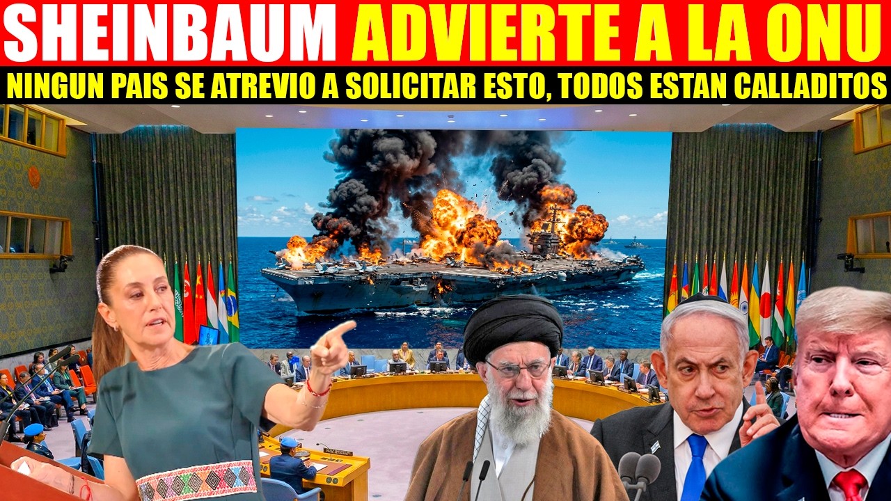 🚨💥MIRA:SHEINBAUM ENVIA MENSAJE FUERTE A LA ONU, NINGUN GOBIERNO A PEDIDO ESTO