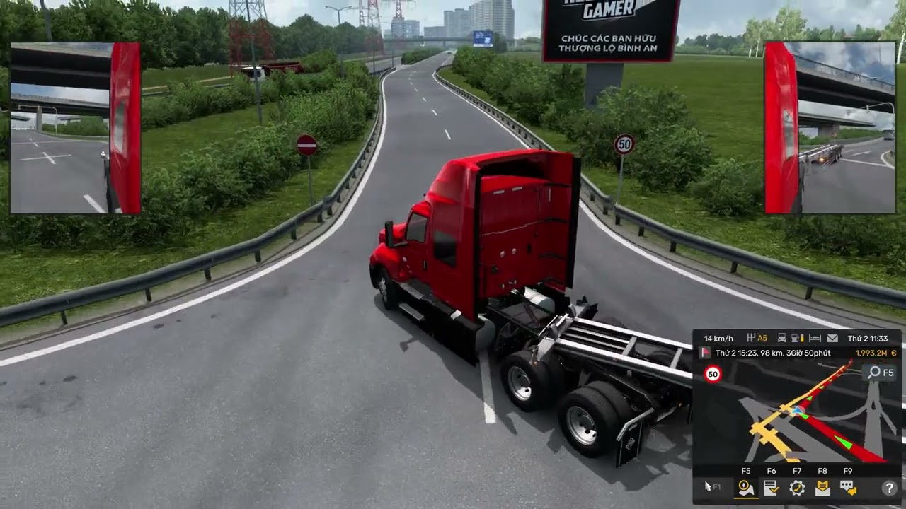 Ets2 | Đầu kéo International Prostar 2009| Hành trình Hà Nội - Ninh Bình