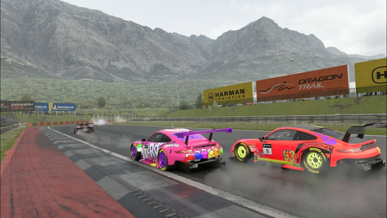 Last to Podium in the rain