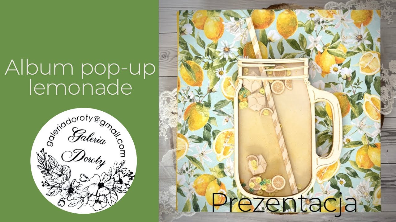 Album pop - up lemoniadę - prezentacja 