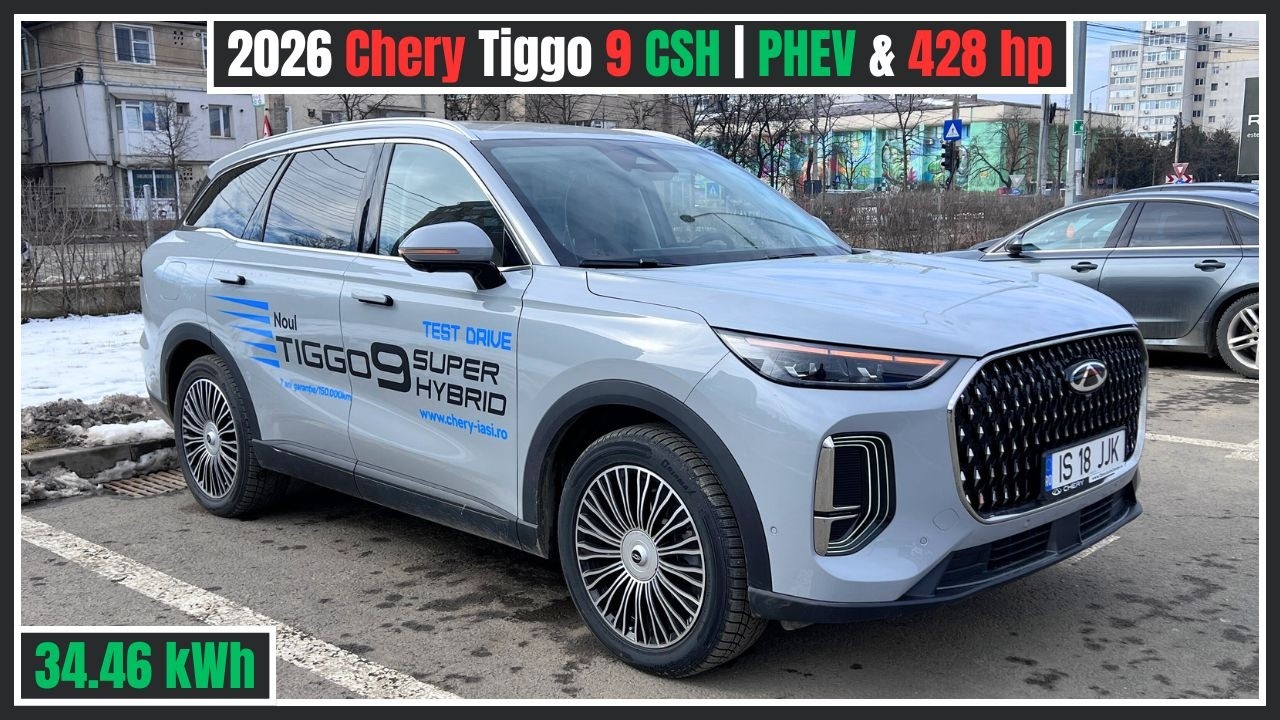 2026 Chery Tiggo 9 CSH (PHEV) Review Interior Exterior Details