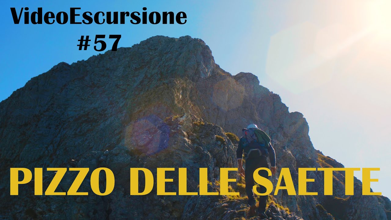 Pizzo delle Saette dalle Cenge dei Partigiani e dal Canale Centrale 4k - VideoEscursione #57