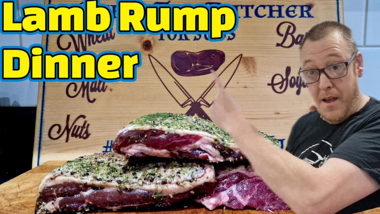Lamb Rumps with Sea Salt, Blackpepper & Garlic