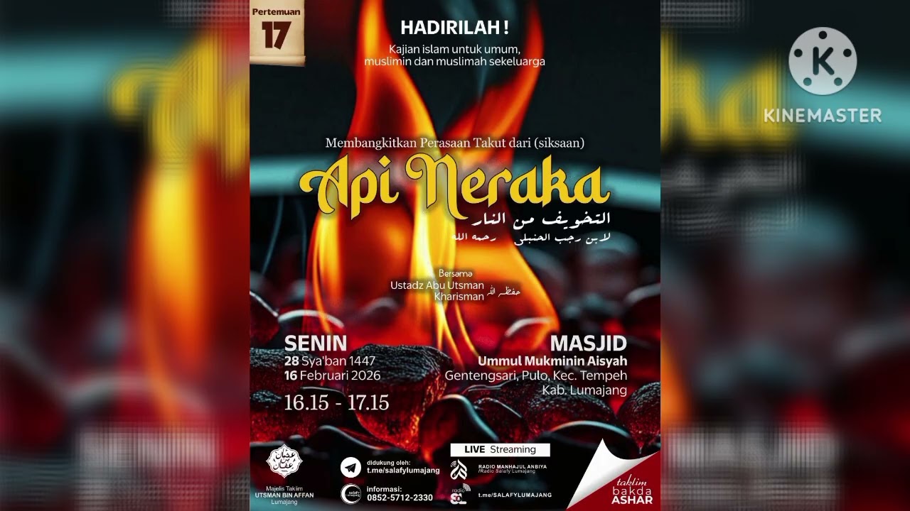 Membangkitkan Perasaan Takut dari Siksaan Api Neraka (Bagian ke-1)