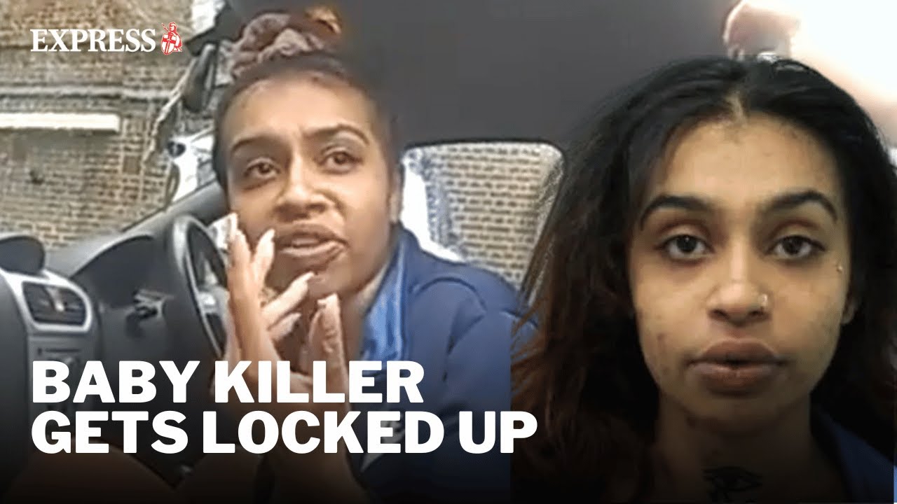 Shocking footage shows arrest of mother guilty of killing baby daughter