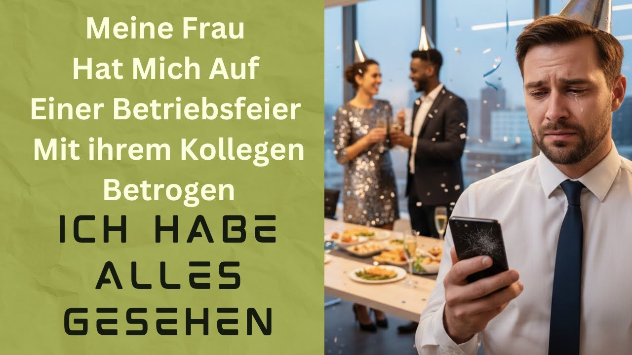Meine Frau hat mich auf einer Betriebsfeier mit ihrem Kollegen betrogen – ich habe alles gesehen