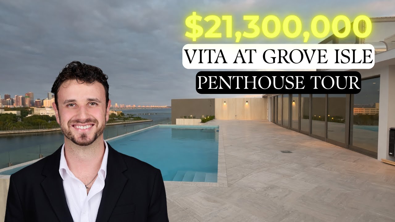 Vita at Grove Isle 🏝️ NUEVO Miami Penthouse Tour de $21.3 M | Lo Más Exclusivo!