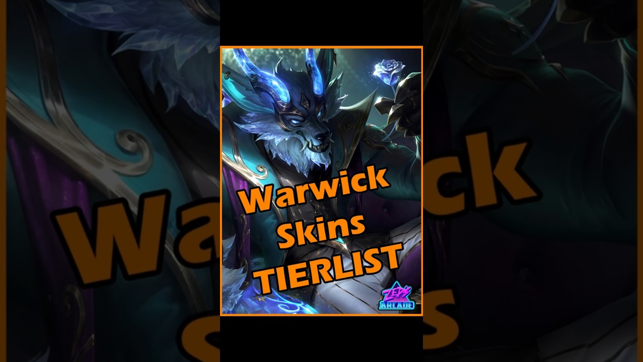 Warwick Skins Tier List #leagueoflegends #warwick #tierlist #worlds2024 #gaming #riotgames #arcane