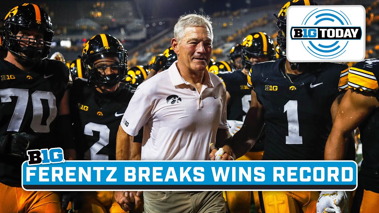 Recapping Week 3 Football Results; Kirk Ferentz Breaks Big Ten Wins Record & More | B1G Today