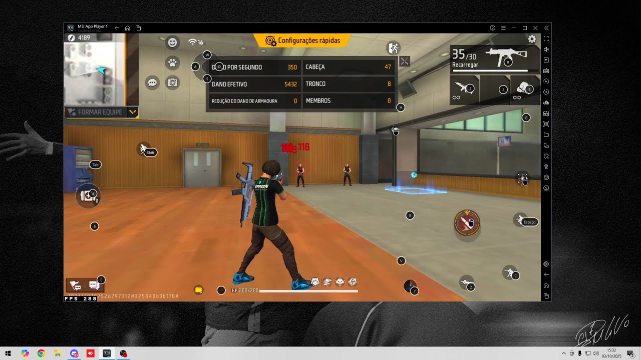 COMO AJUSTAR A SUA SENSIBILIDADE DENTRO DO EMULADOR MSI OU BLUESTACKS 🚀  MUITOS CAPAS FREEFIRE 😱 🔥
