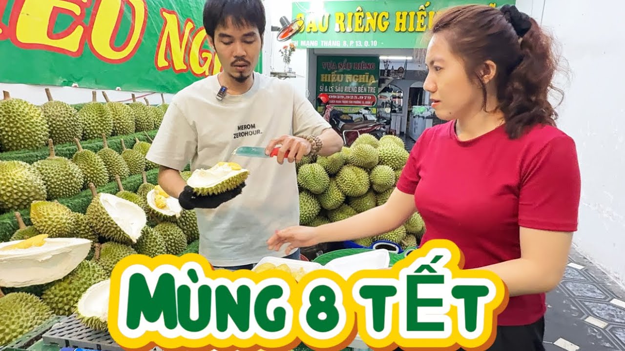 Sầu Riêng CƠM LỬA giá đầu Năm DŨNG khui nhìn Phát Ham 