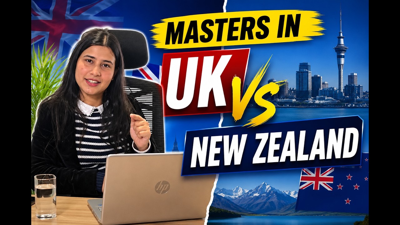 Master’s Abroad : UK vs New Zealand | Cost, Work Rights, PR Path & Student Reality | Comparison