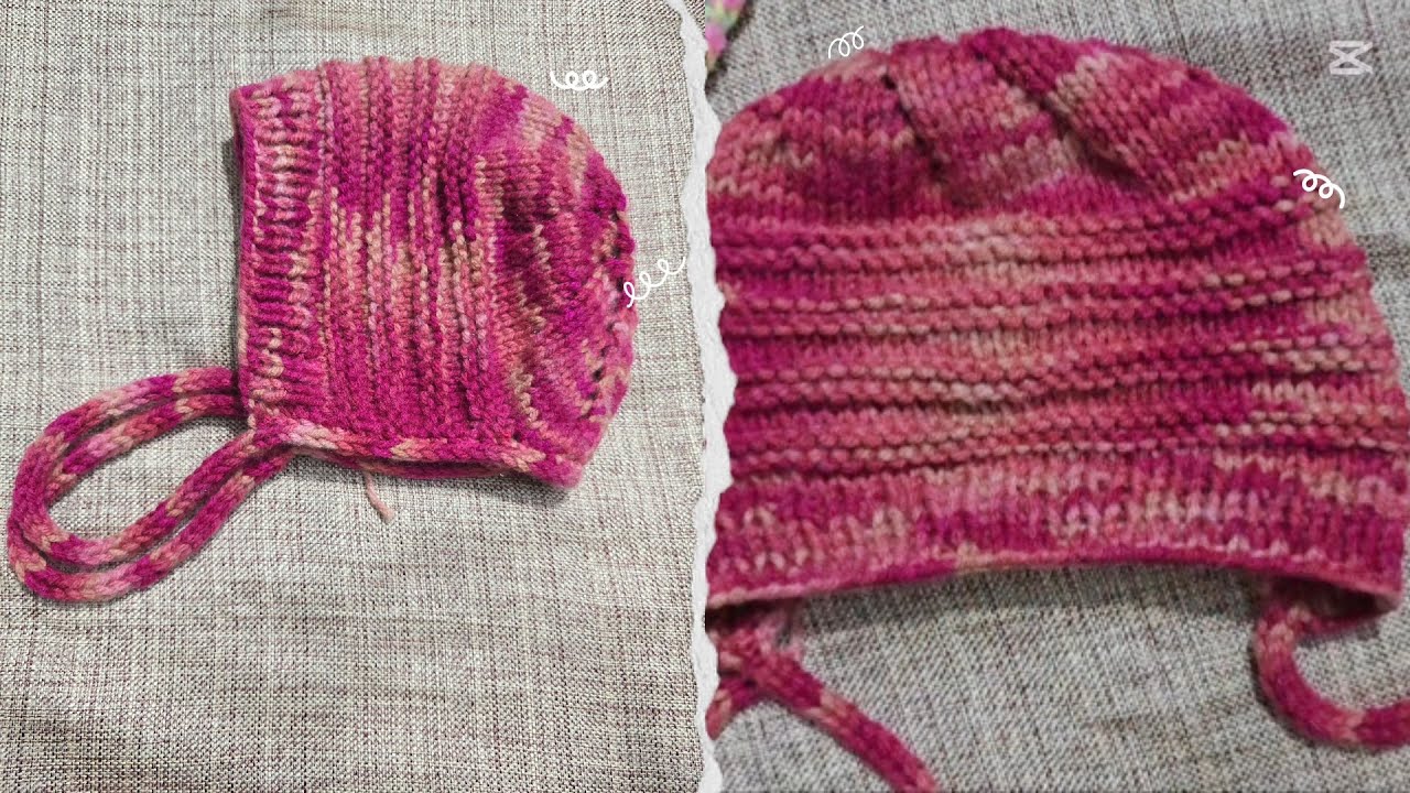 Knitting hat/cap for beginners/topi 🧢