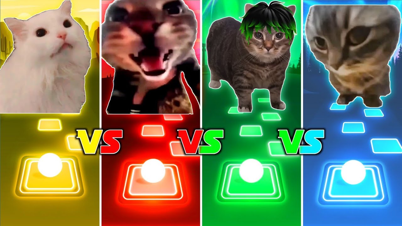 Astronomia Cat VS Doorbell Cat VS Oiiaoiia Cat VS Chipi Chipi Chapa Chapa Cat - Tiles Hop EDM Rush