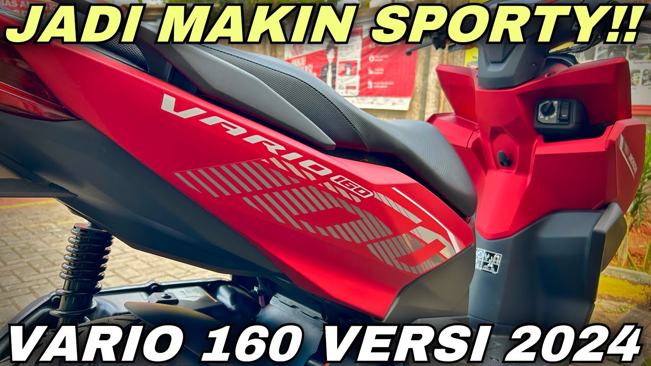 HONDA VARIO 160 2024 CBS MATTE RED