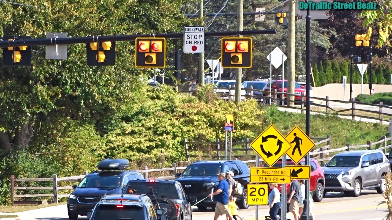 Hawk Crosswalk Signals At Roundabouts