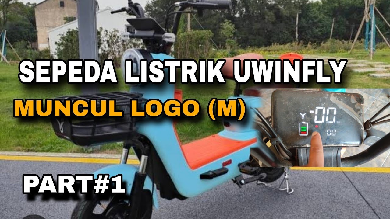 LOGO (M) BERULAH LAGI, SEPEDA LISTRIK UWINFLY D7, SERING BIKIN BINGUNG