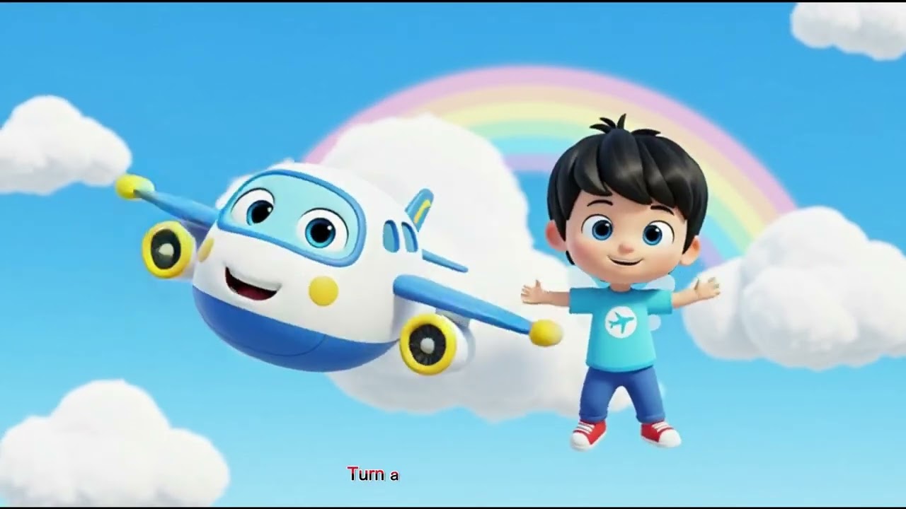Flying Airplane Dance ✈️ | Kids Dance Song | Techno EDM for Children