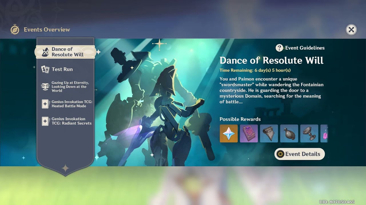 Genshin Impact - Dance of Resolute Will