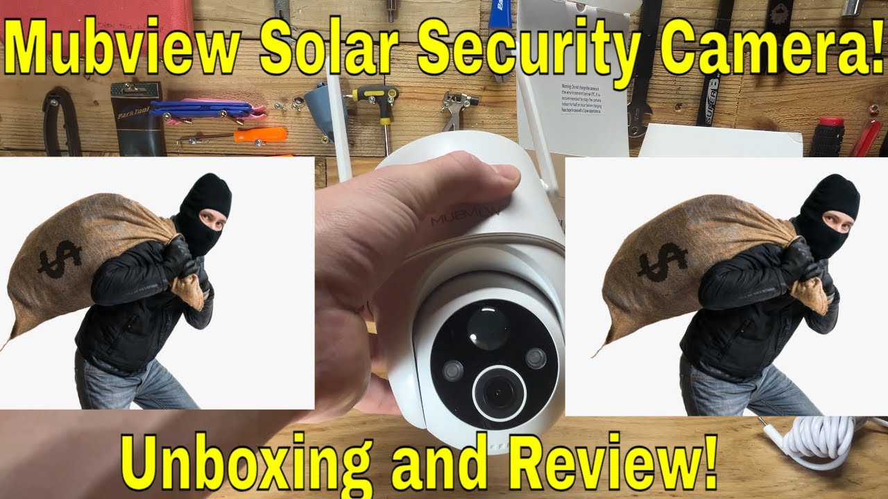 Mubview Solar Outdoor Security Camera Review! Best Value Solar Security Camera 2024! Best Camera!