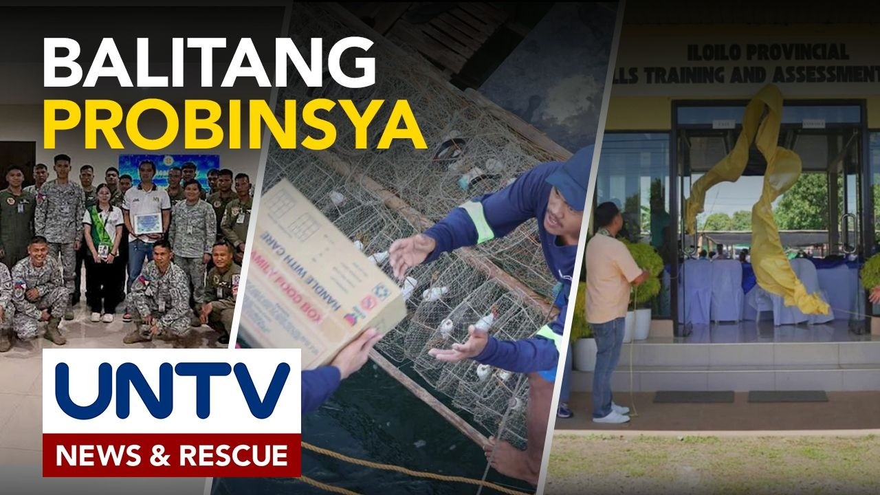 PCG tumulong sa 160 mangingisda sa Bataan; Tesda-accredited training center, binuksan sa Iloilo jail