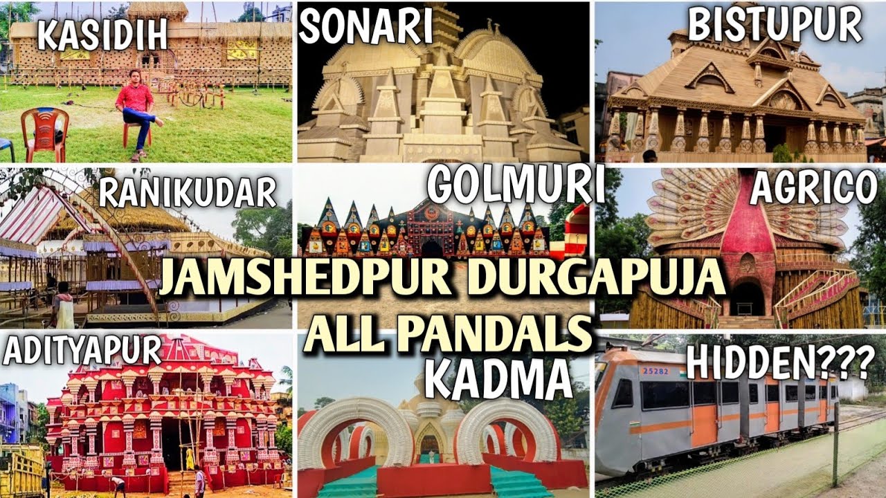 JAMSHEDPUR DURGAPUJA ALL PANDALS 2024 .....