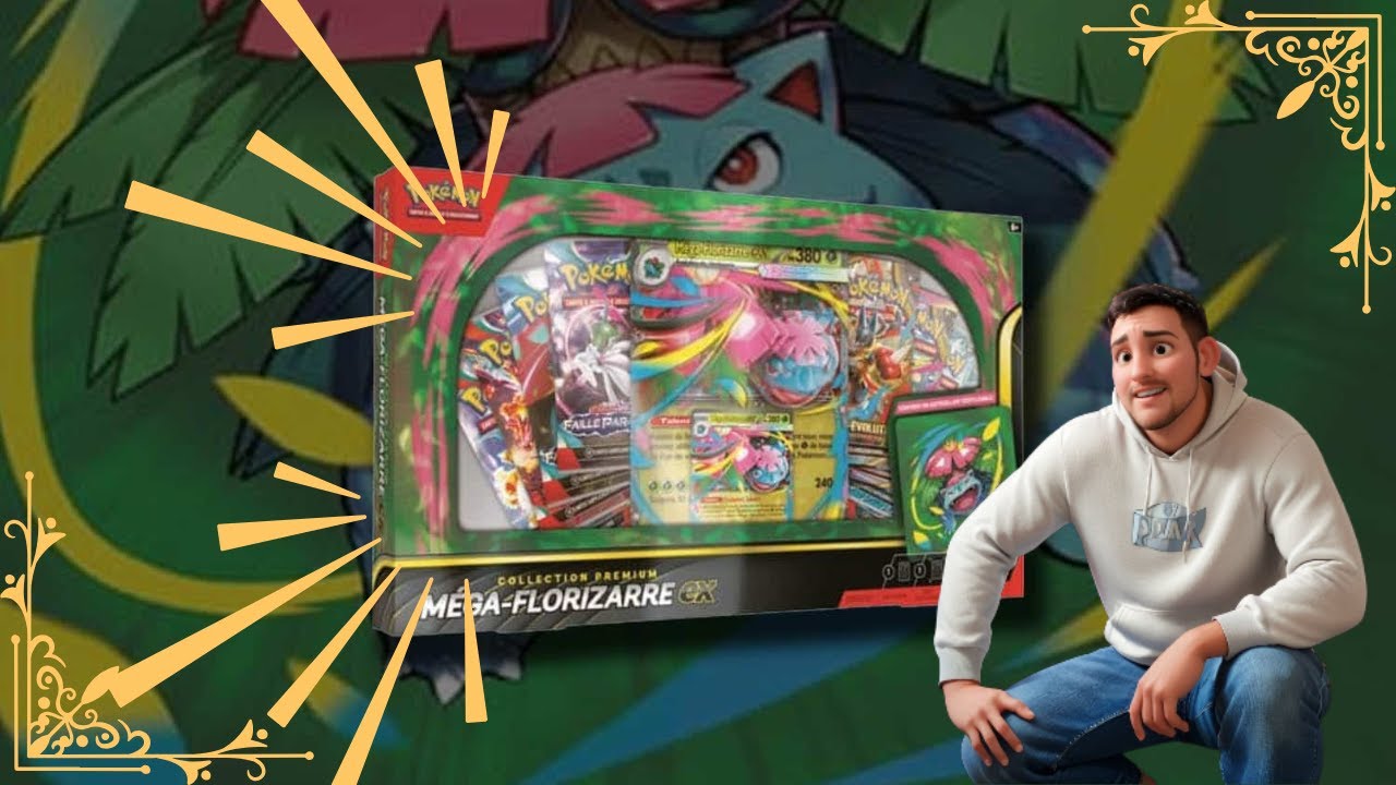 OUVERTURE DU COFFRET MÉGA FLORIZARRE EX 🌿🔥 GROSSES CARTES ?!