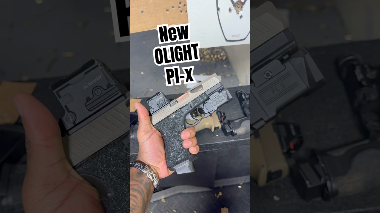 OLIGHT PL-x 🔥🔥🔥 #dreko #educational #edc #viral #airsoft #range #mp #glock #gun #shorts