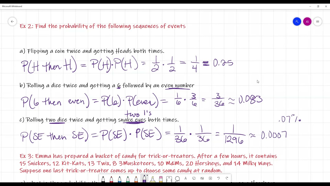 CM Section 3.4: Probability with Sequences of Events