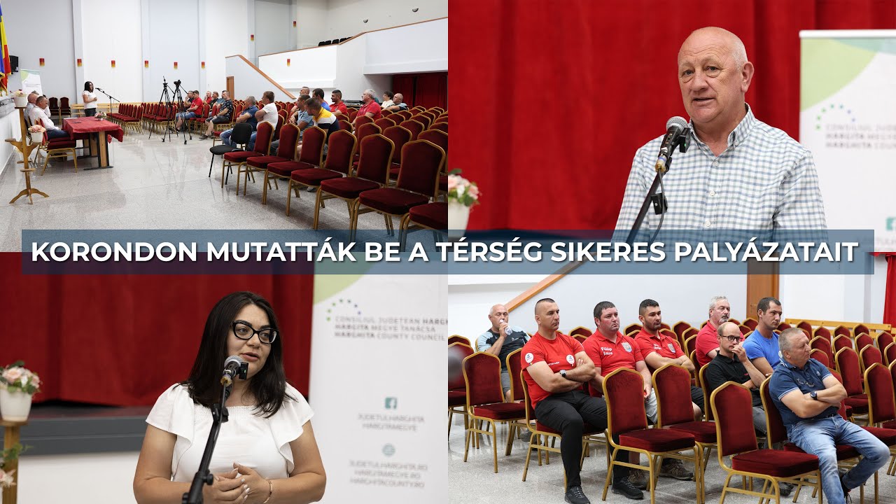 Korondon mutatták be a térség sikeres palyázatait