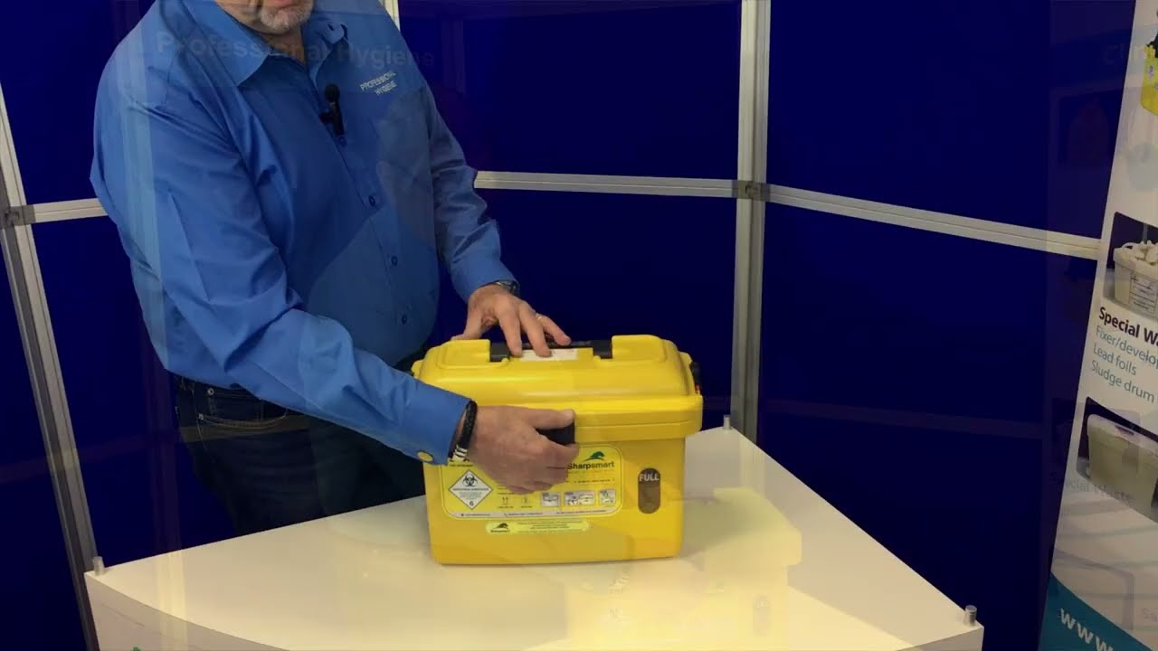 Sharpsmart reusable sharps bin, stop burning plastic....