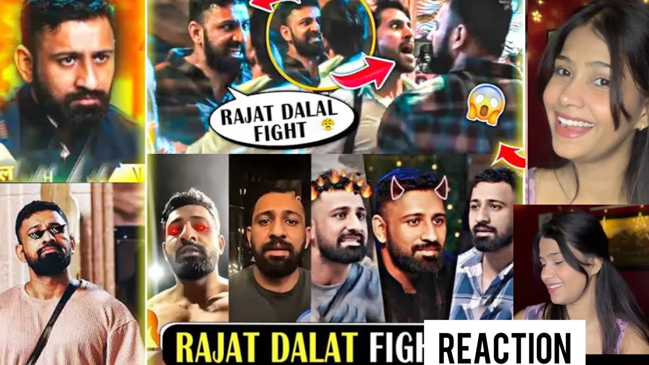 Rajat Dalal Fight Reaction❤️‍🔥😱 #biggboss18 #elvishyadav #rajatdalal